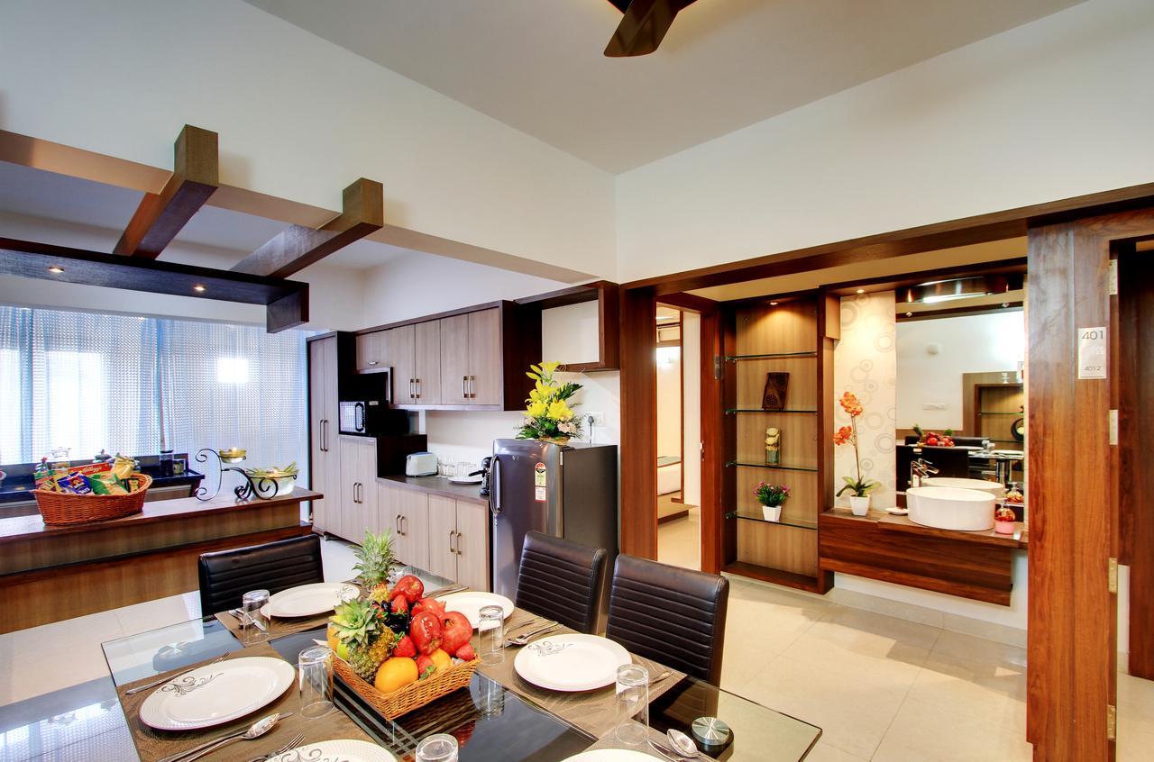 White Castle Boutique Apartment Hotel Bangalore Luaran gambar